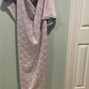 Pillowfort Soft Purple Mermaid Blanket